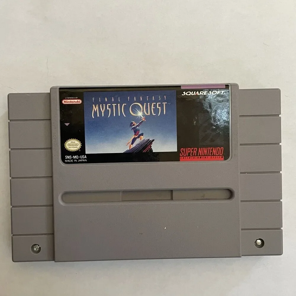 Final Fantasy: Mystic Quest (Super Nintendo Entertainment System, 1992) working!
